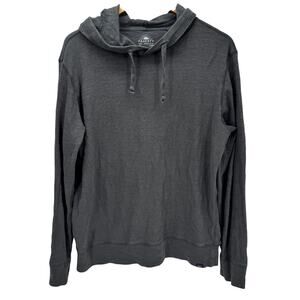 Faherty Dark Charcoal Pullover Hoodie